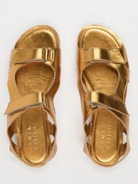 Jamie Haller The Walking Sandal Metallic Bronze Sold Out 39 8 8.5